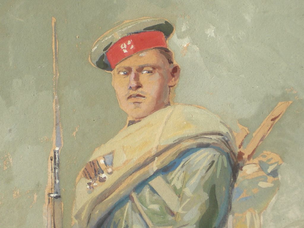 ПРОДАНА - Картина Франца Рубо.